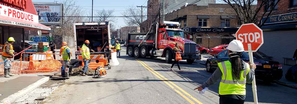 Best Construction trucking company in NYC