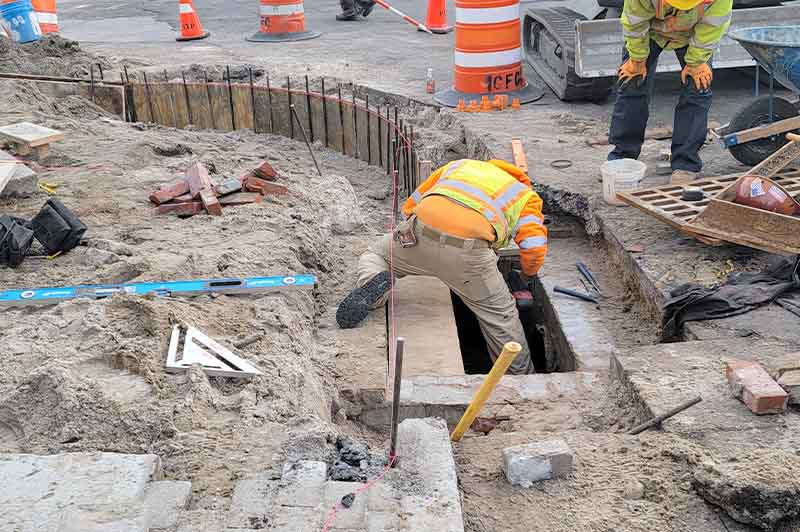 ADA-compliant head ramp installation in New York City by C Francis Construction Corp