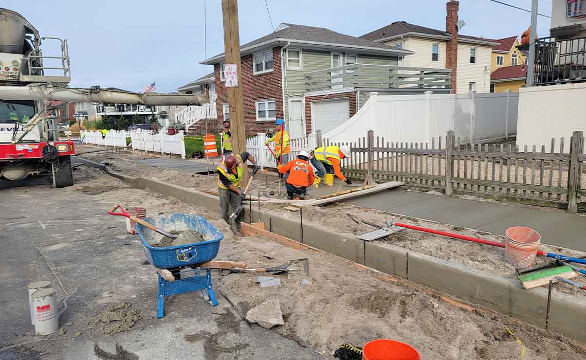 Long Beach NY drainage improvement project